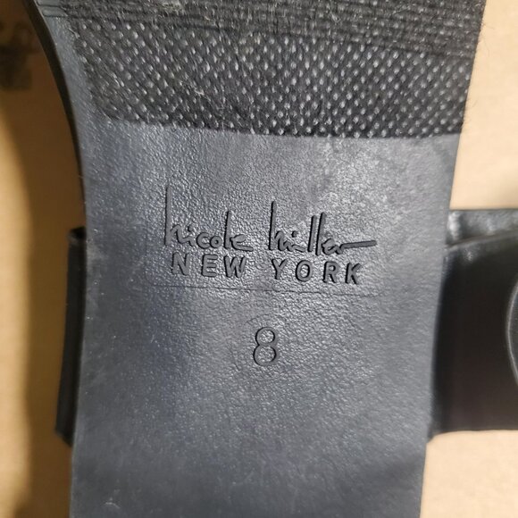 Nicole Miller HINDY Slip-on Flats Mules Pointy Toe Animal Print Sz 8 - Picture 3 of 16